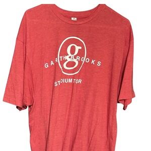 Garth Brooks Stadium Tour T-Shirt XXL Red I've Got Friends In Stadiums Tultex